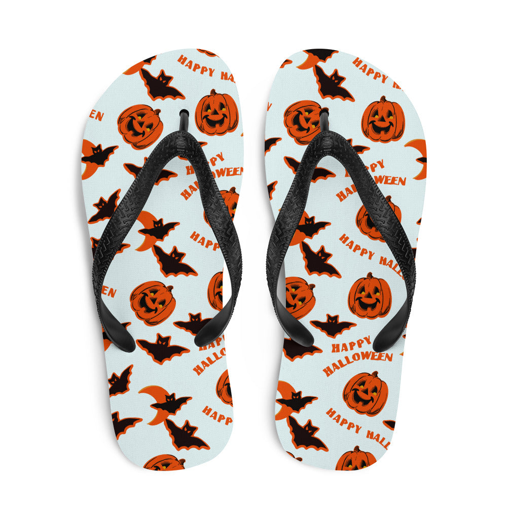 Happy Halloween Flip-flops – A Black Star