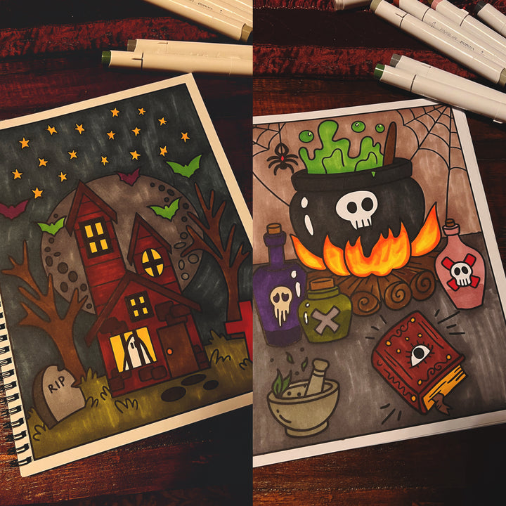 Halloween Fun Coloring Book UPDATED