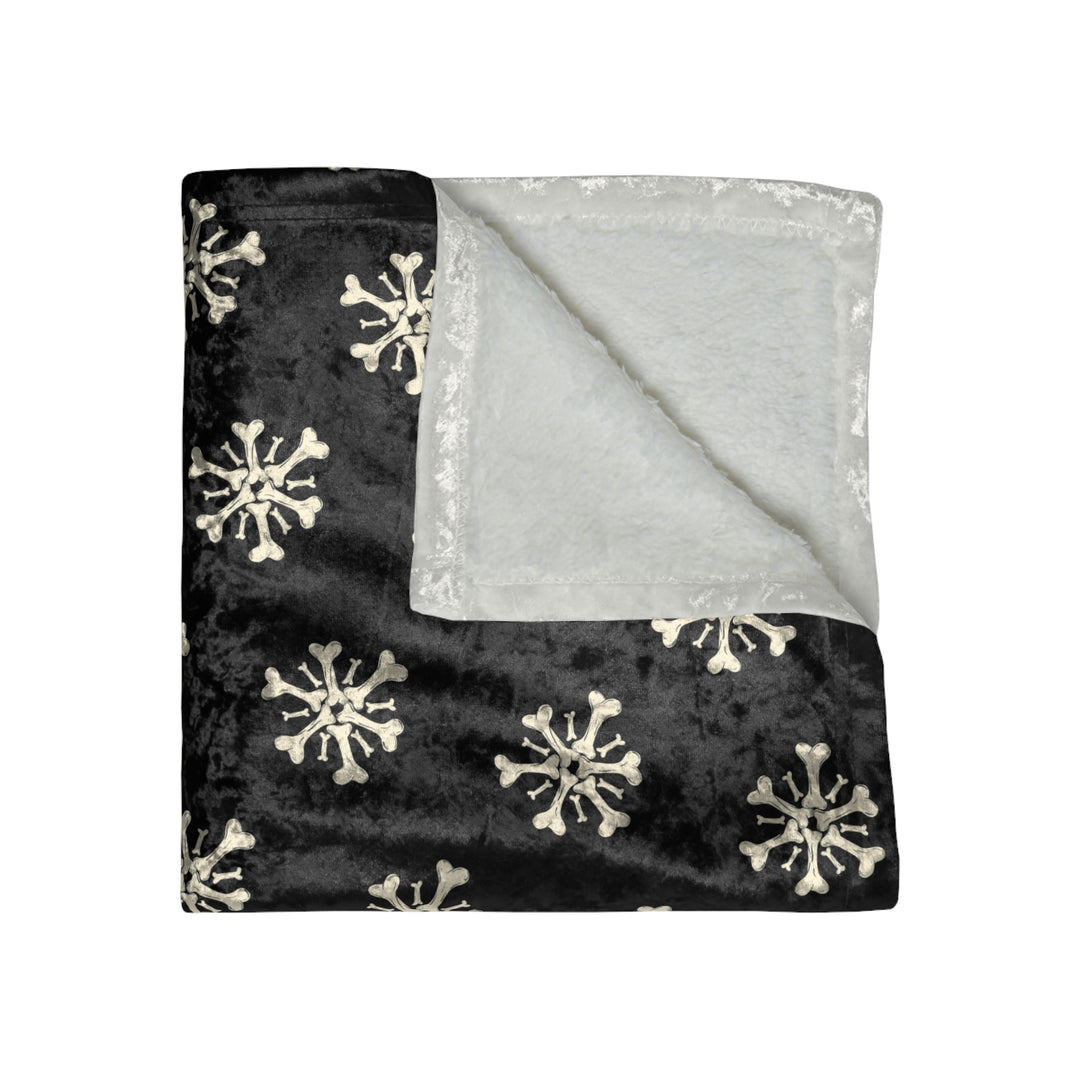 Boneflake Crushed Velvet Blanket