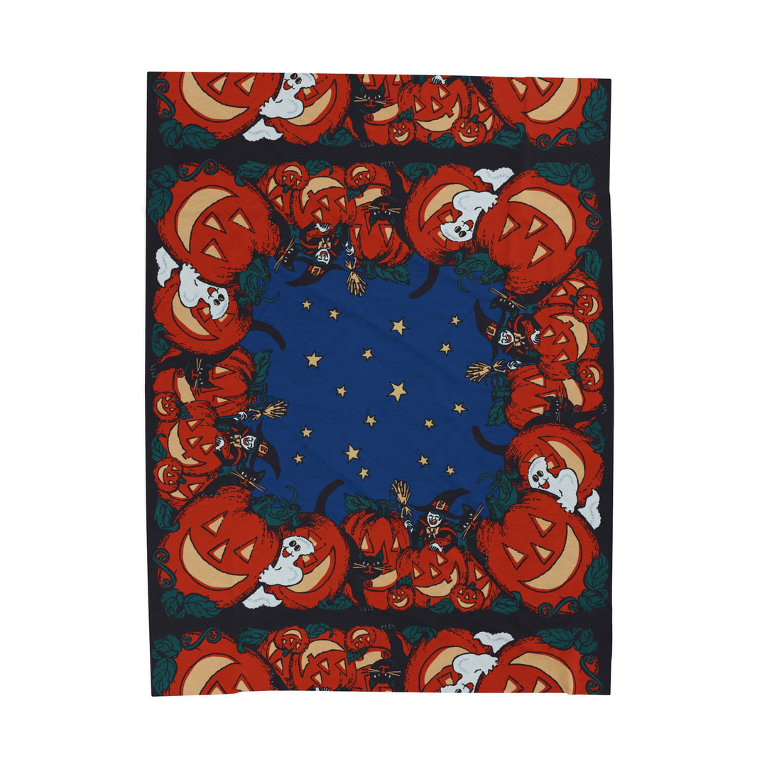 Vintage Halloween Plush Blanket