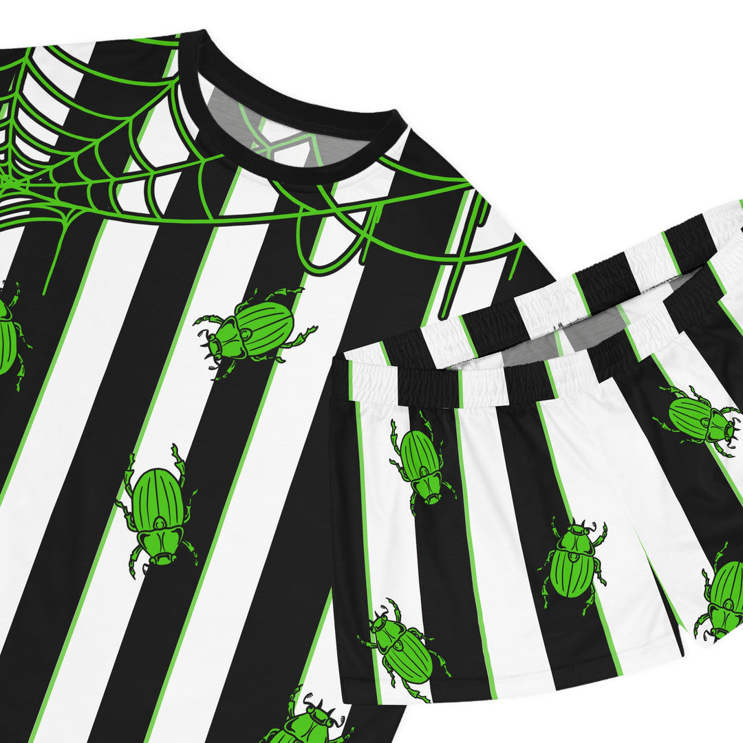 Ghost With The Most Pajama Short Set