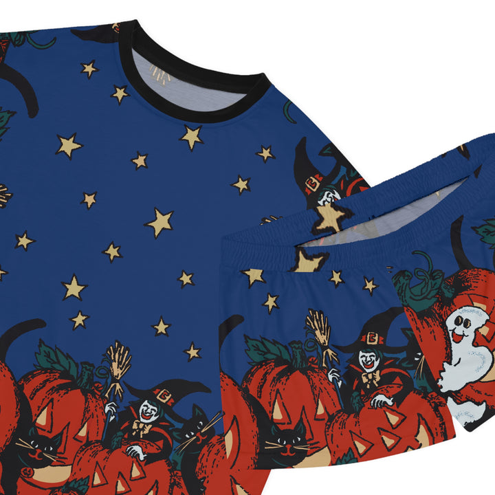 Vintage Halloween Pajama Short Set