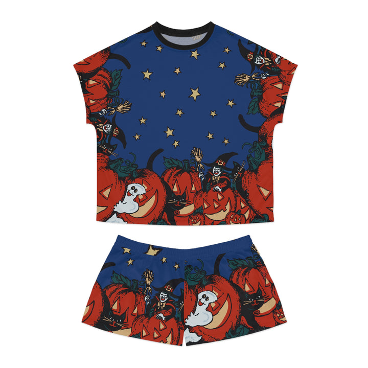 Vintage Halloween Pajama Short Set