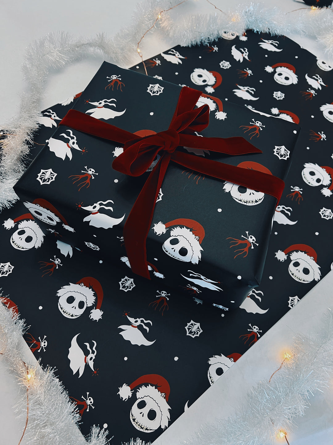 Creepmas Bat Gift Wrap  Creepmas Wrapping Paper – A Black Star