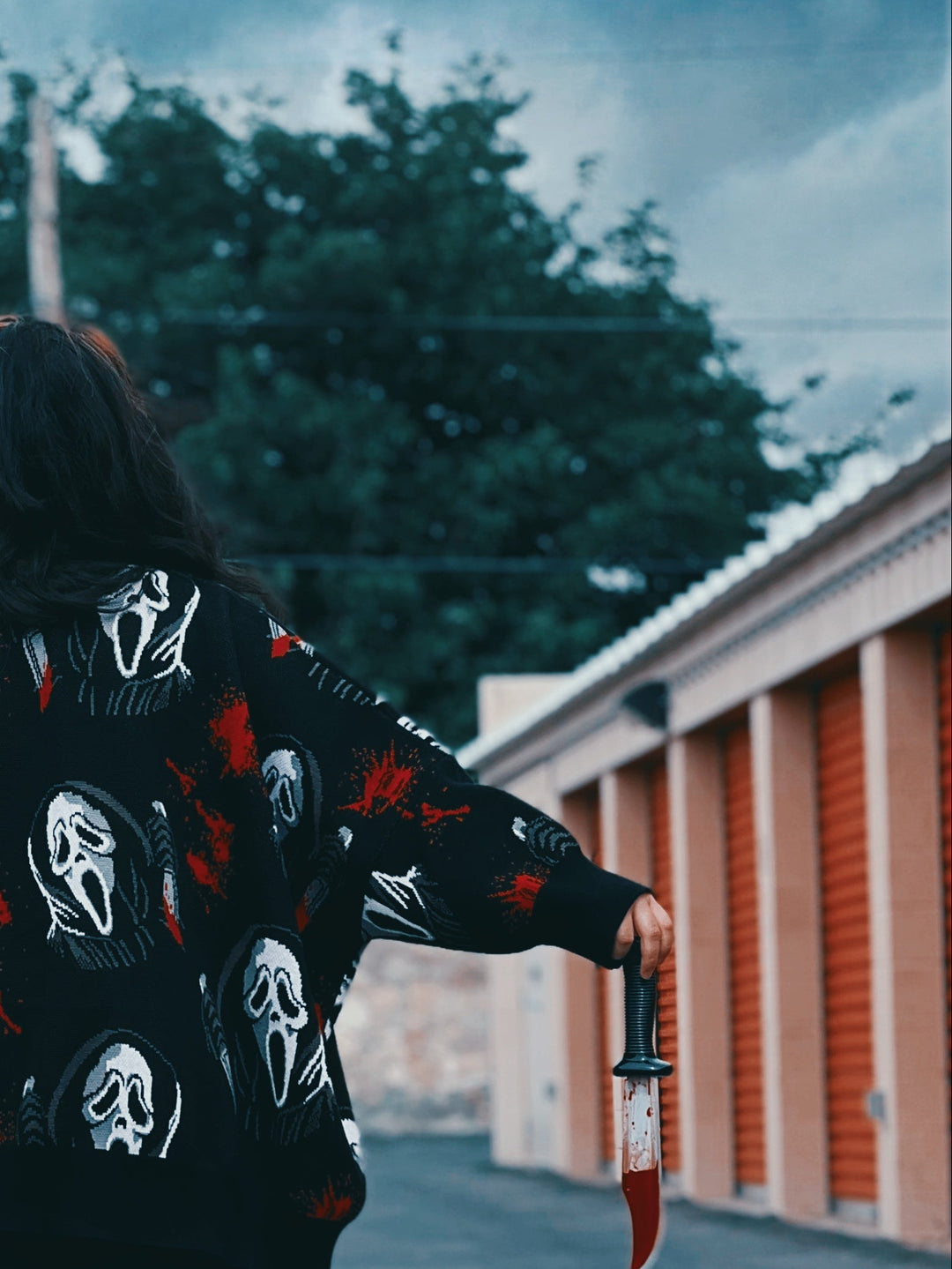 8HR PRE-ORDER Horror Oversized Cardigan