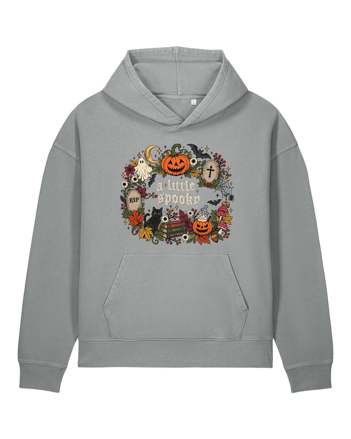 A Little Spooky Unisex Hoodie | Garment-dyed Premium