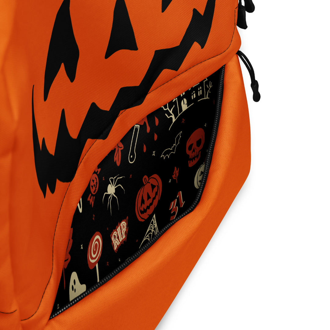Jack-O-Lantern Pocket Backpack