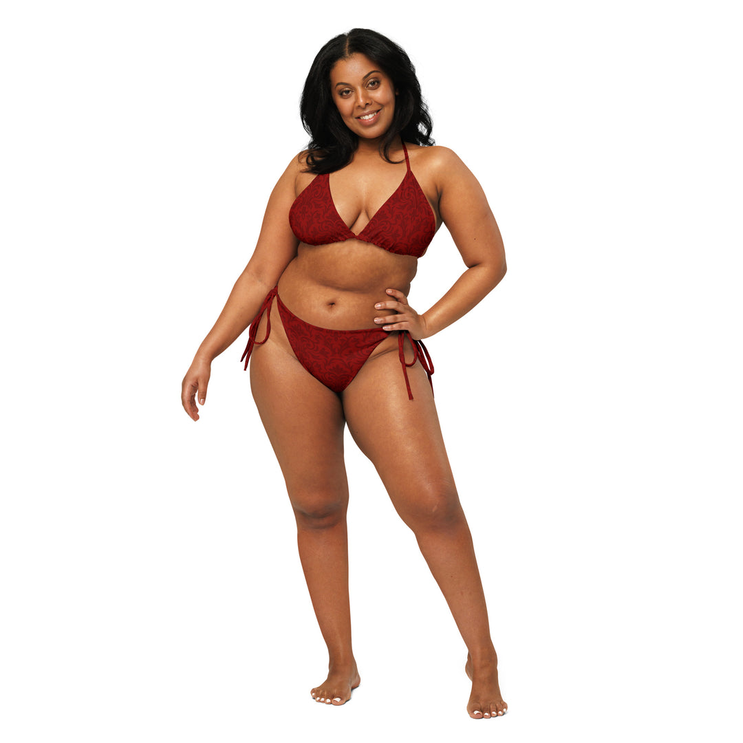 Gothic Damask String Bikini | Gothic Bikini | Gothic Swimwear