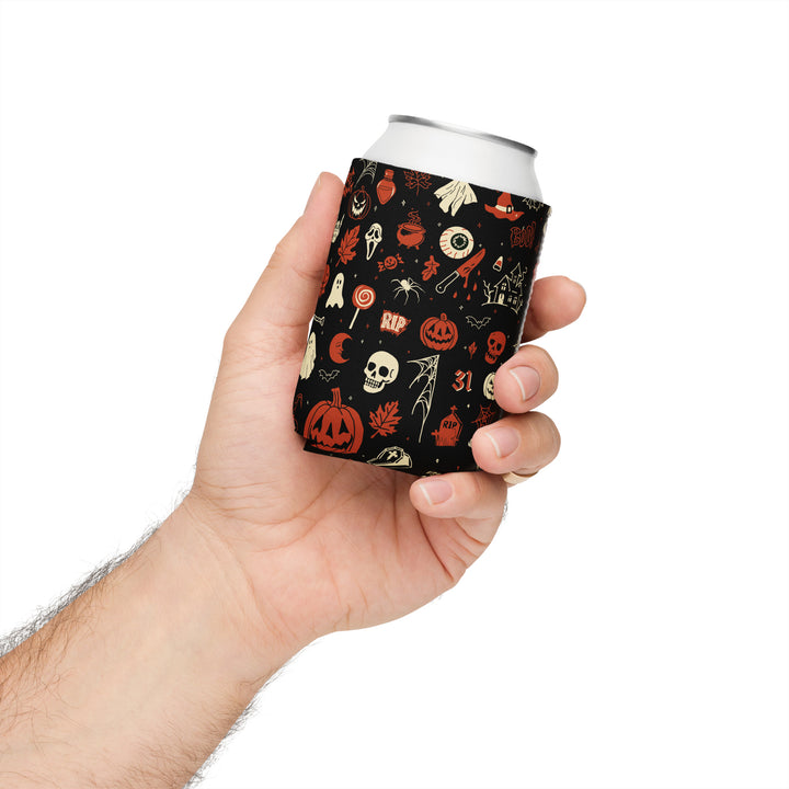 Halloween Doodle Can Cooler