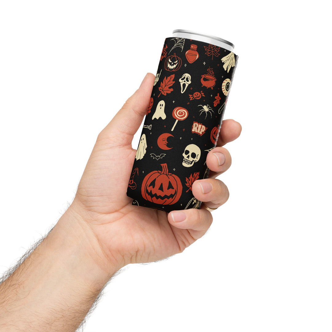 Halloween Doodle Can Cooler