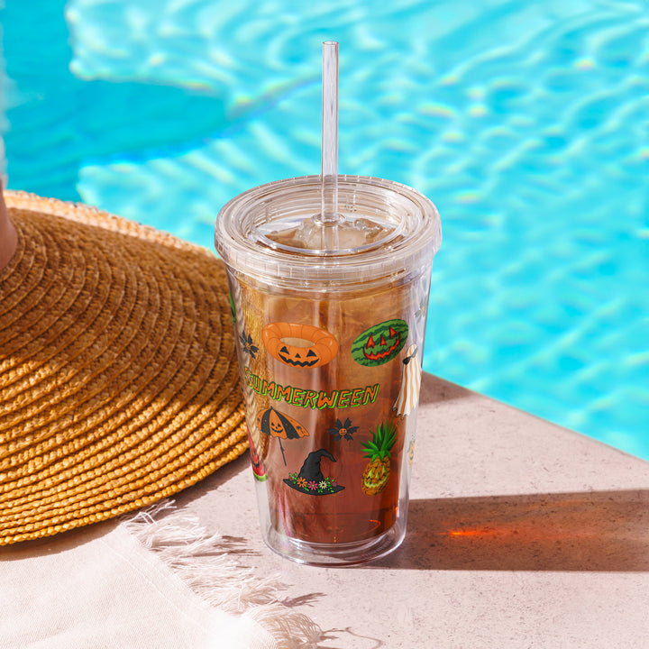 Summerween Plastic Tumbler