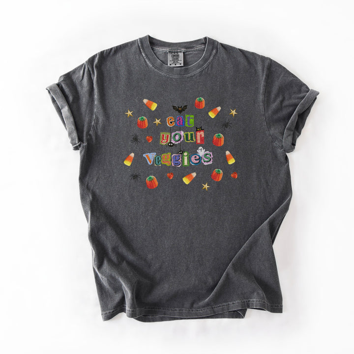 Eat Your Veggies Vs 2 T-shirt | Garment-dyed
