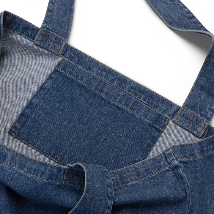 Eat Your Veggies Organic Denim Tote Bag