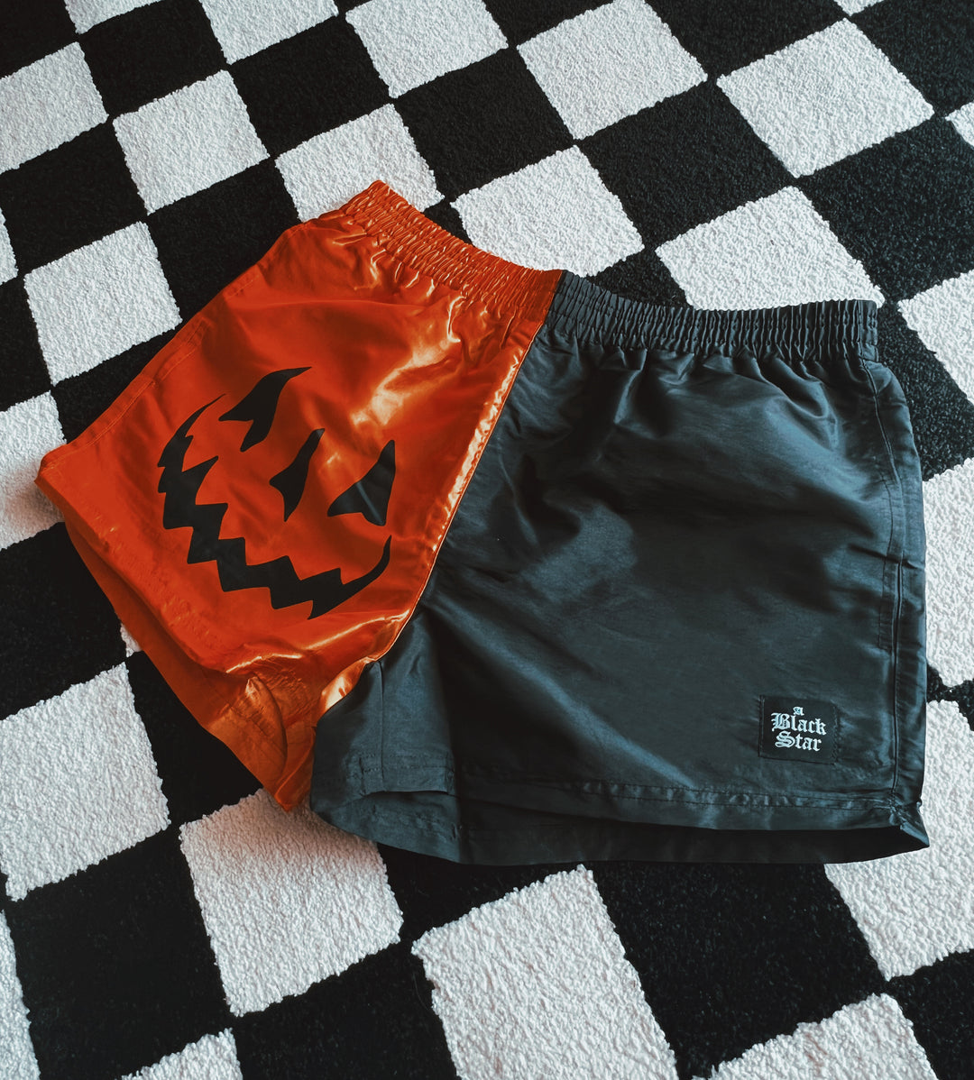 Summer Pumpkin Nylon Shorts