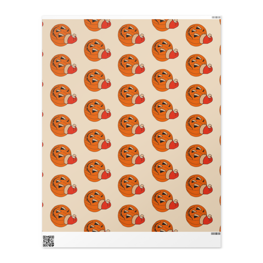 Creepmas Pumpkins Wrapping paper roll