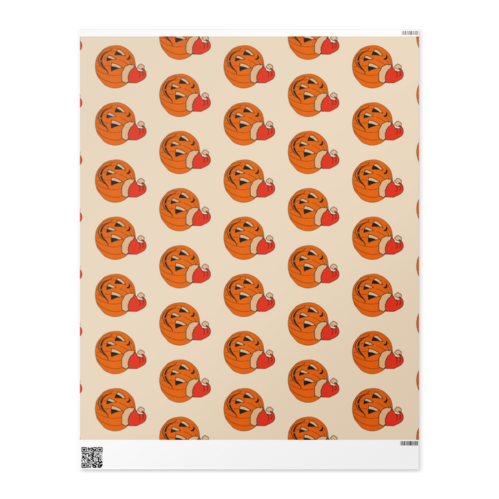 Creepmas Pumpkins Wrapping paper roll