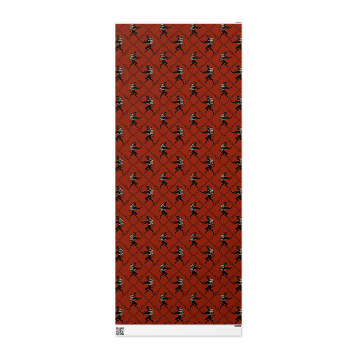 Krampus Wrapping paper roll