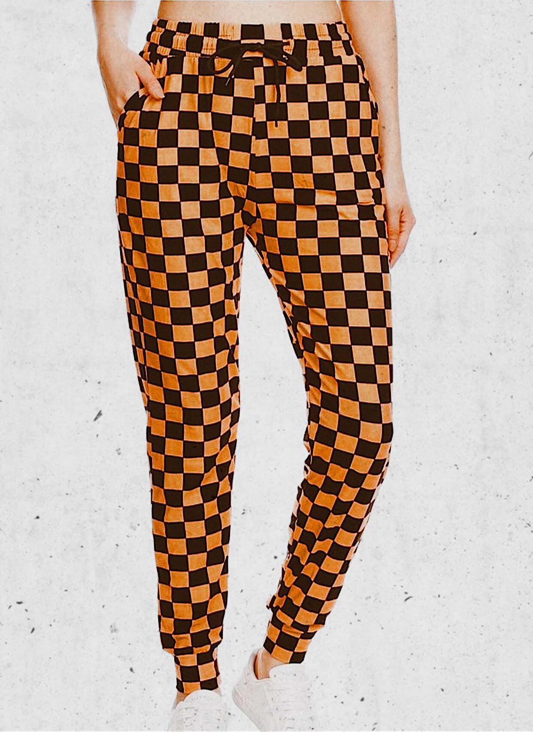 Halloween Checkered Jogger Sweatpants