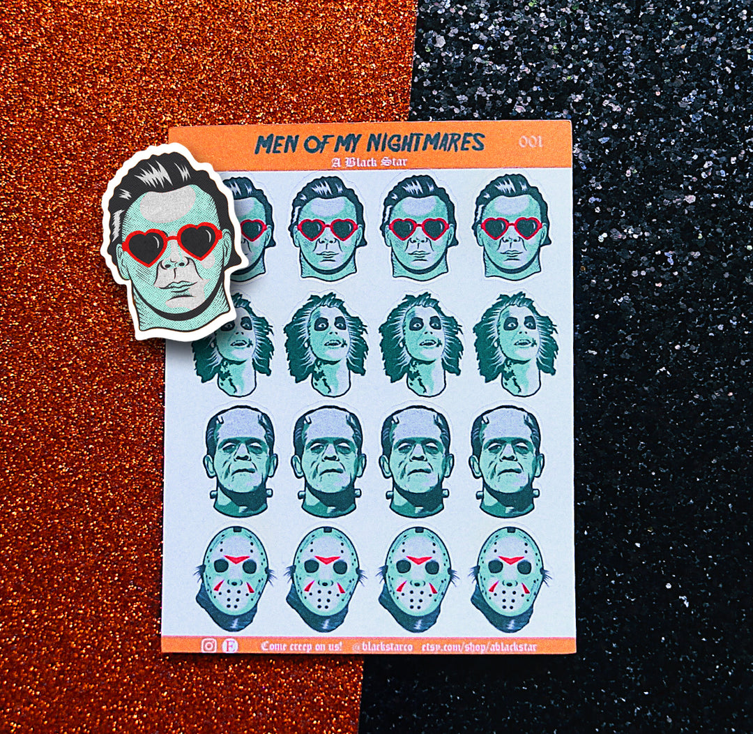 Men of my Nightmares Sticker Pack