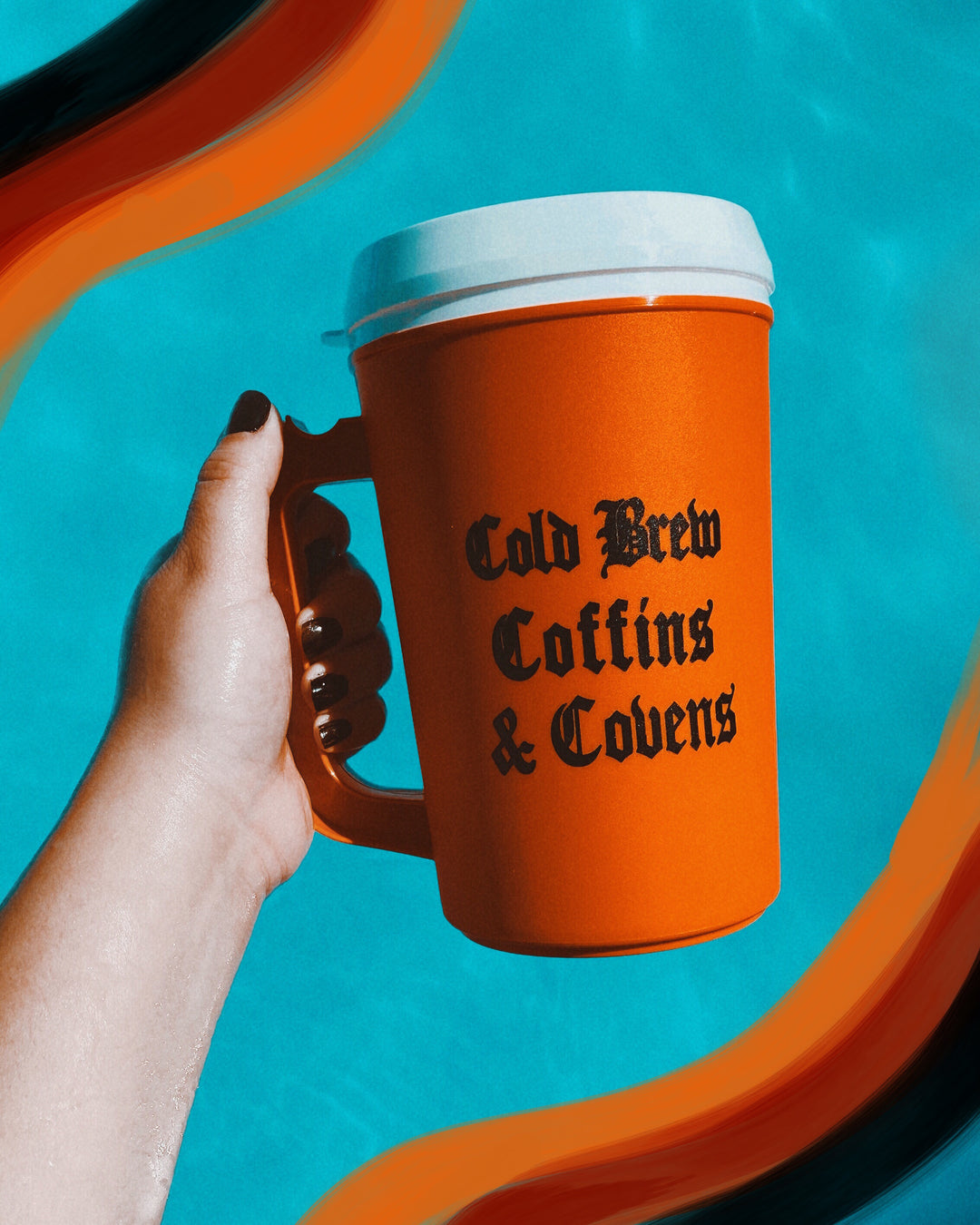 Cold Brew, Coffins & Covens Hot/Cold Mug
