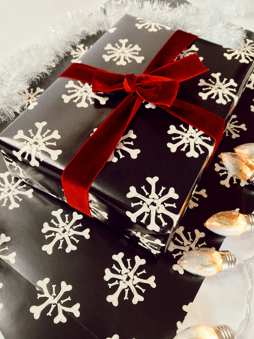 Boneflake Gift Wrap | Creepmas Wrapping Paper