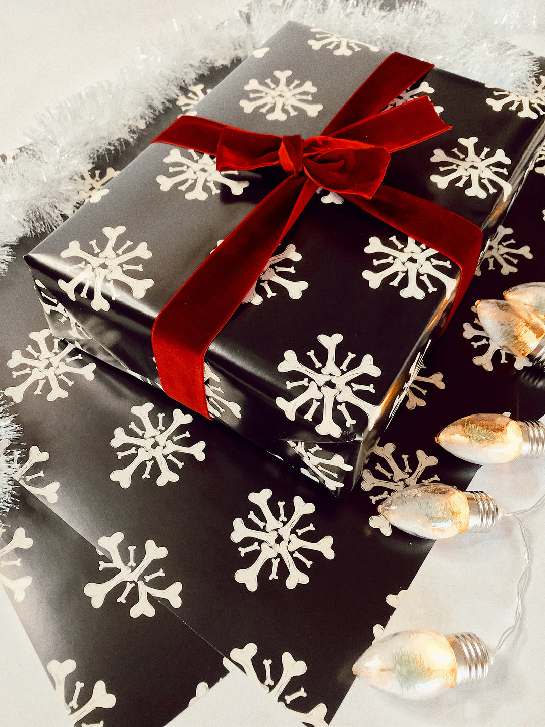 Boneflake Gift Wrap | Creepmas Wrapping Paper