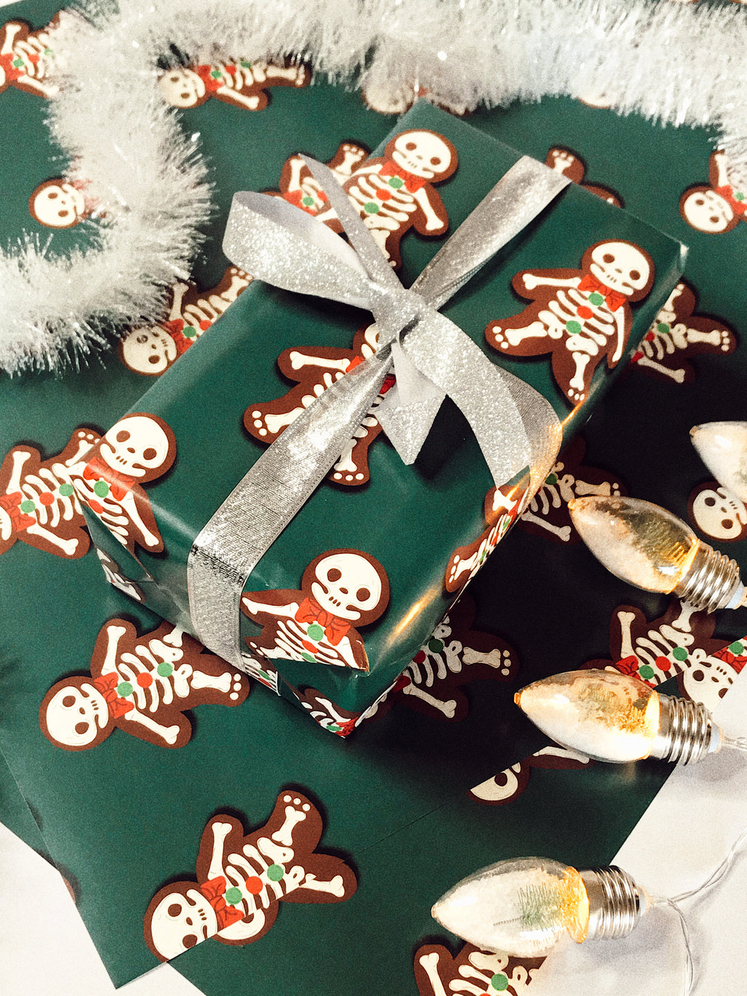 Gingerdead Man Gift Wrap | Creepmas Wrapping Paper
