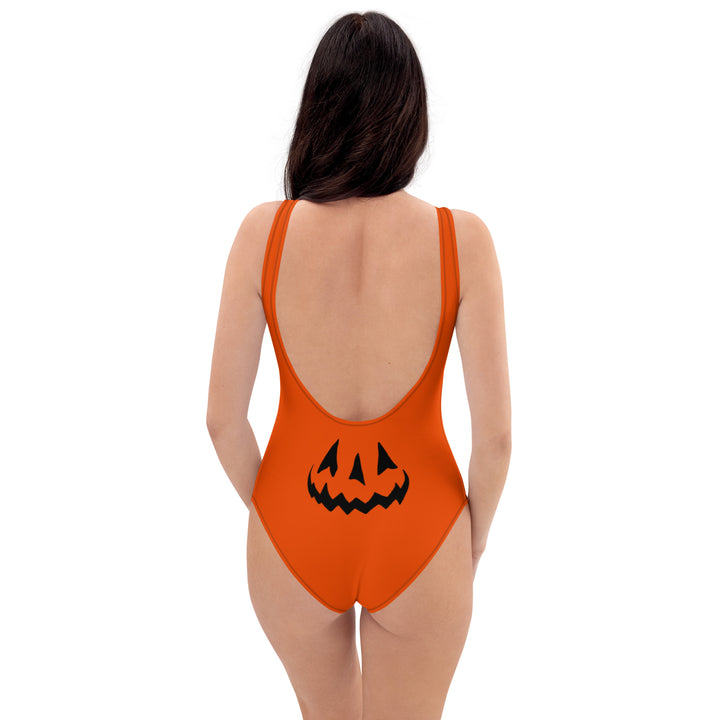 Pumpkin One-Piece Swimsuit
