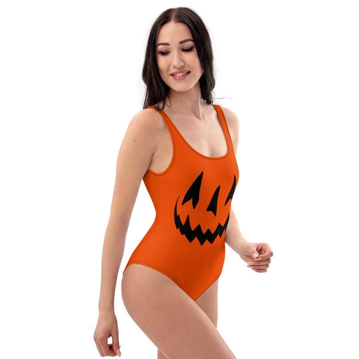 Pumpkin One-Piece Swimsuit
