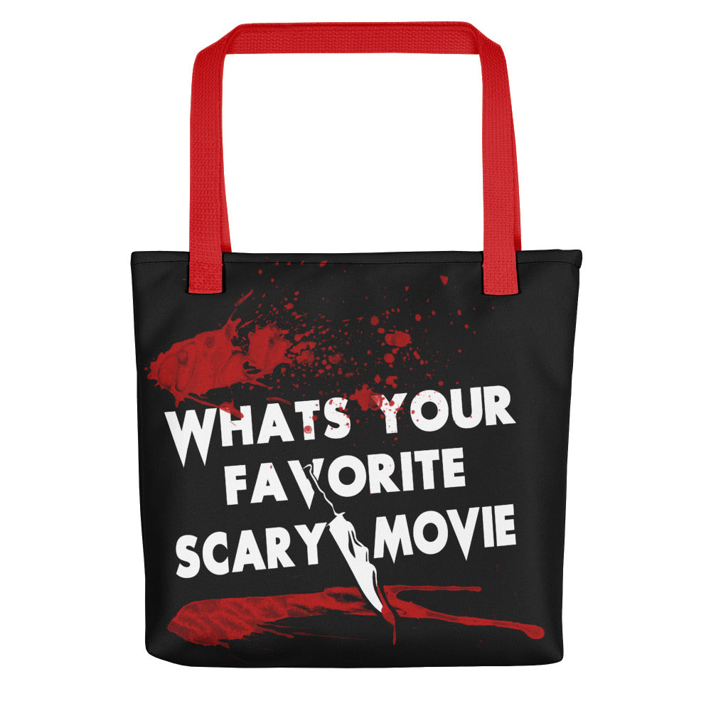 Whats Your Favorite Scary Movie Tote Bag