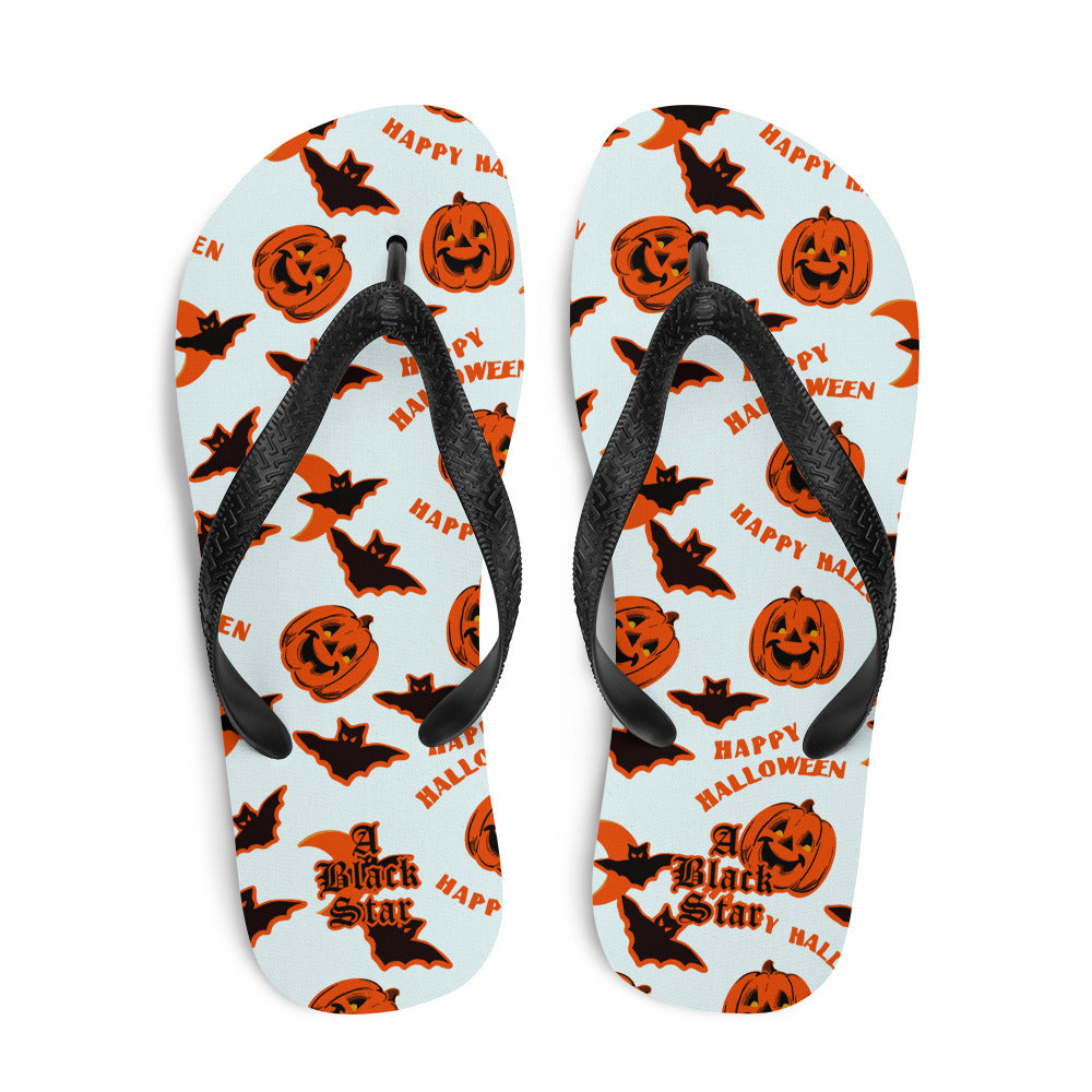 Happy Halloween Flip-Flops